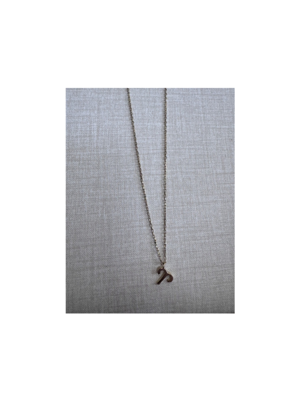 Women's Aurate Gold Aries Zodiac Necklace One Size